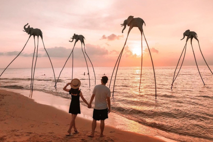 Phu Quoc at dusk - A magical moment among the best honeymoon destinations in Southeast Asia in March